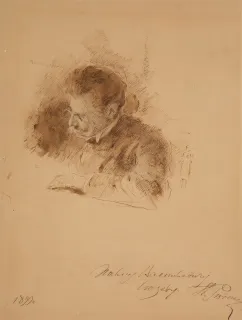 Мужской портрет работы Ильи Репина. Фото: Ilya Repin, Public domain.